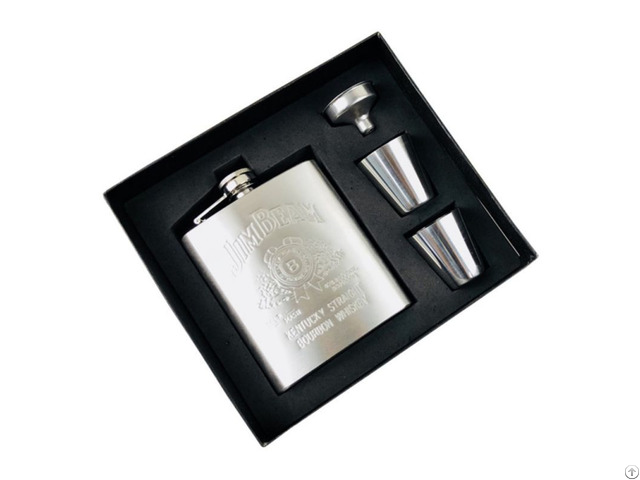 Stainless Steel Hip Flask Set