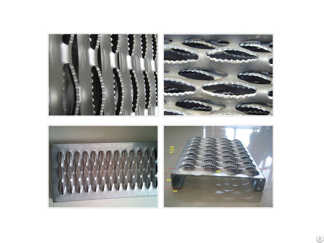 Twenty Years Factory Supply Crocodile Mouth Hole Shape Perforated Anti Skid Plate