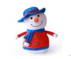 Hot Selling Make Your Own Design Christmas Gifts Snowman Penguin Oem Plush Toys Manufacturer