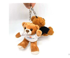 Cute Cartoon Keychain Plush Toy Loverly Bear Diy Car Bag Pendant Little Dog