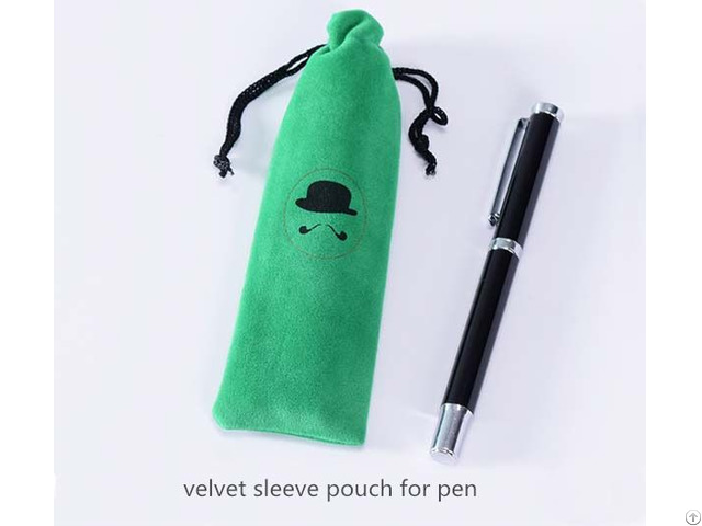 Velvet Sleeve Pouch For Pen