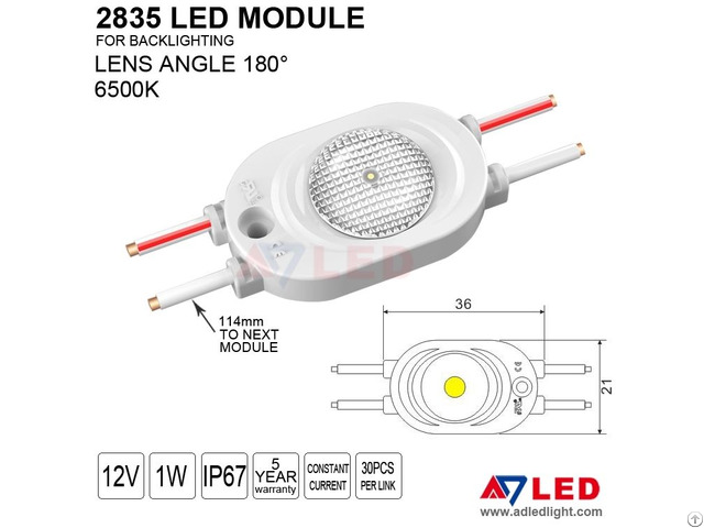 Adled Waterproof Ip67 Ce Rohs Mini Led Light Module For Illuminate Channel Letter