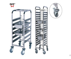 Stainless Steel Singel Unit Rack Trolley Knock Down