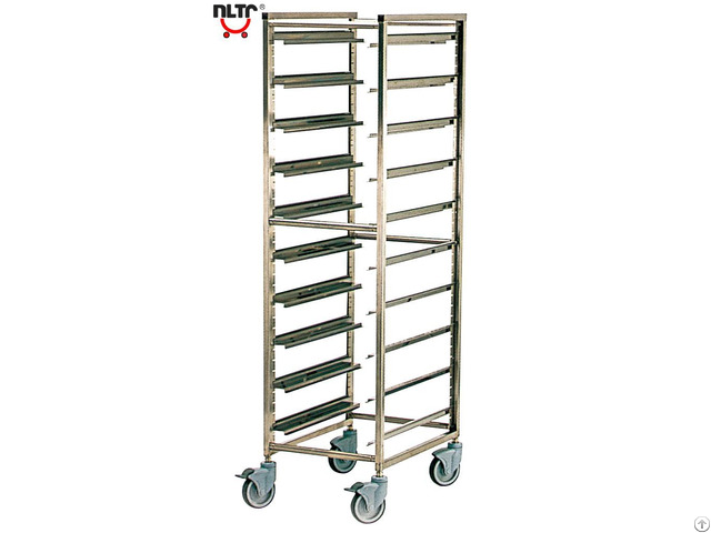 Stainless Steel Rack Trolley For Pastry And Gn Trays