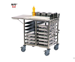 Stainless Steel Serving Trolley With Workshop