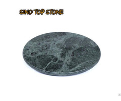 Green Marble Round Serving Board