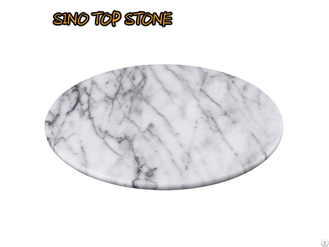 White Marble Round Plate