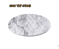 White Marble Round Plate