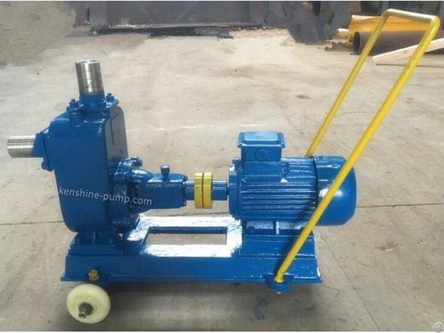 Zw Self Priming Effluent Pump With Tailer