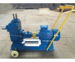 Zw Self Priming Effluent Pump With Tailer