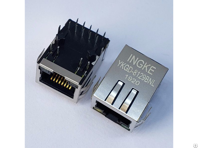 Ingke Ykgd 8129bnl Direct Substitute 7499111121a 1 Port Gigabit Rj45 Jacks With Integrated Magnetics