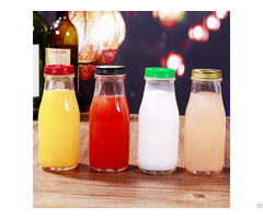 10oz Glass Milk Bottle