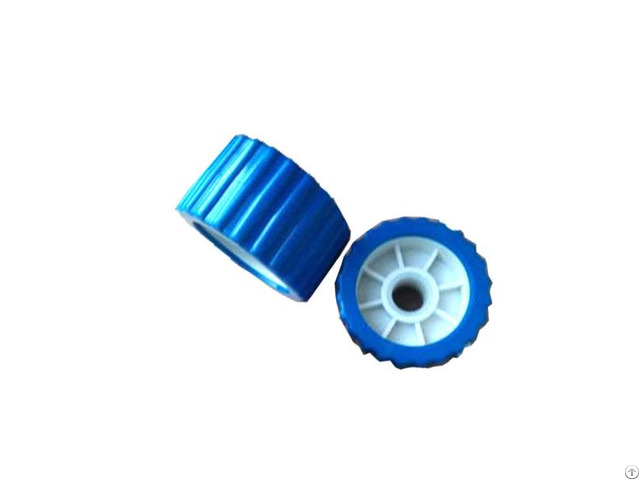 Boat Trailer Wobble Roller Blue