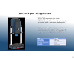 Electro Fatigue Testing Machine