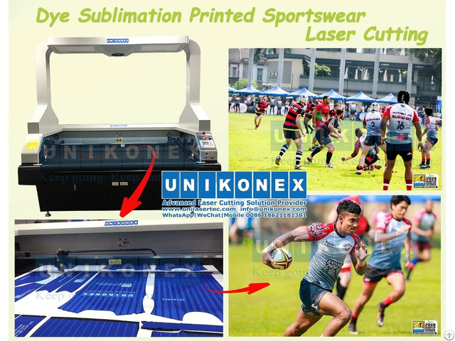 Dye Sublimation Printed Sportswear Laser Cutting By Unikonex