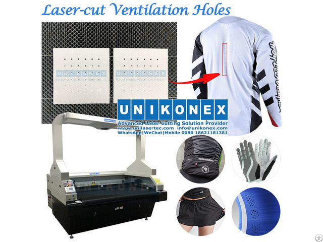 Laser Cut Ventilation Hole In Dye Sublimation Printed Sports Jersey