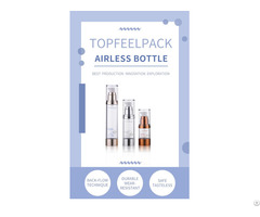 Different Capacity 15 30 50ml Korea Cosmetic Pump Lotion Bottle Package From Manufacturer