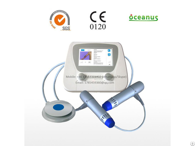 Portable Extracorporeal Shock Wave Therapy Device Eswt Double End