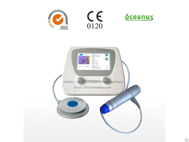 Portable Extracorporeal Shock Wave Therapy Device Eswt Single End