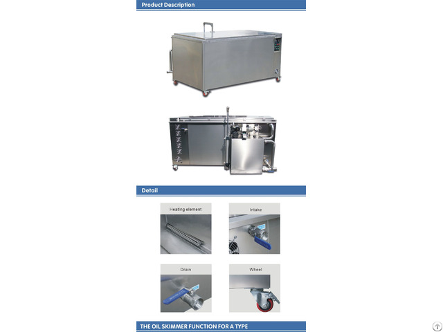 Industrial Ultrasonic Cleaner With 28khz Frequency