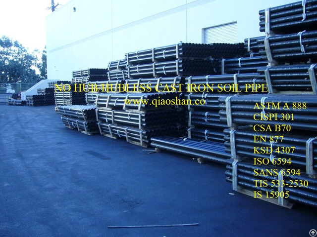 Ksd4307 Cast Iron Drainage Pipe With Plain Ends