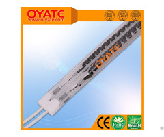 Infrared Half White Coated Heating Lamp Twin Tube