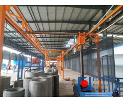 Horizontal Stainless Steel Mesh Electrostatic Powder Coating Machine