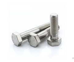 Din960 Fine Half Thread Hex Head Bolt