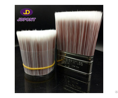 White Red Hollow Solid Tapered Synthetic Brush Filament