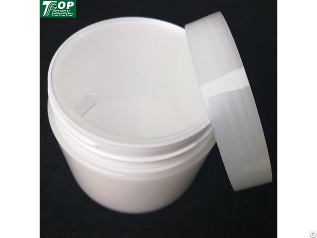 In Stock Empty Double Layer Pp White Cream Jar