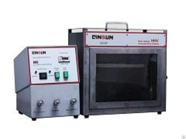 Horizontal Type Flammability Tester