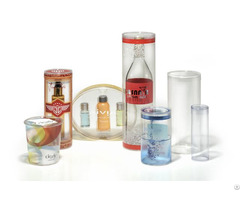 Clear Plastic Tube And Round Packaging
