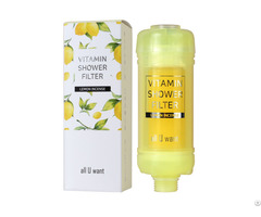 All U Want Vitamin Peptide Shower Filter-lemon