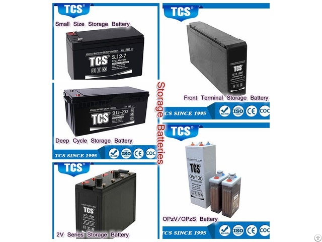 Tcs Storage Battery For Ups Telecom Solar System Industry