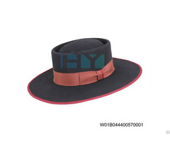 Wool Felt Boater Hat Supplier