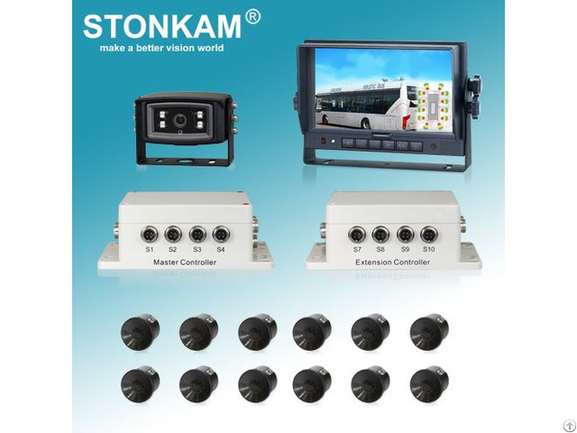 Visual Reversing Ultrasonic Blind Spot Detection System