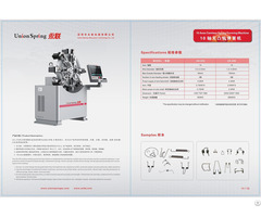 Camless Spring Forming Machine 10 Axes 0.3-2.5mm