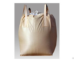 Fibc Food Grade Tubular 1ton Bag Beige Pp 100 Percent Virgin