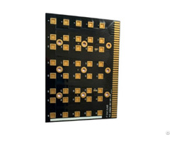 Single Copper Substrate Pcb Black Gold Fingers Manufacturer