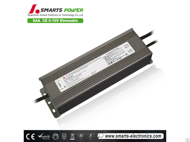 Outdoor Waterproof Electronic 24v Led Driver 200w 0 10v Dimming