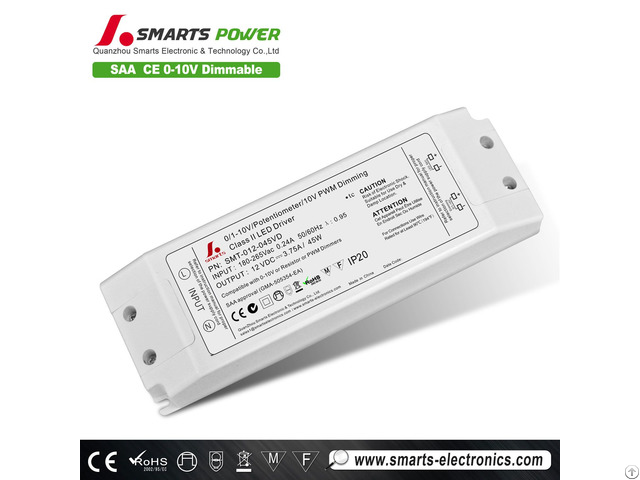 Led Driver 12v 45w 0 1 10v Dimming Control With 5 Years Warranty