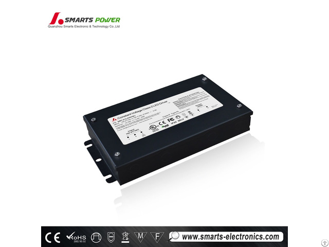 277v Input 12v 24v Ul Led Driver Junction Box Constant Voltage 30w