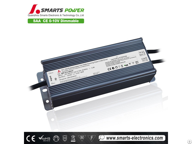 Constant Voltage Power Supplt 12 Volts 5 Amps Dimming Led Driver 12v 60w