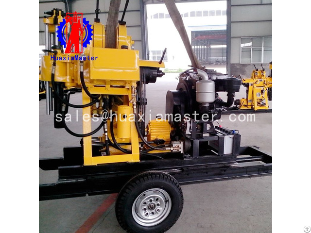 Xyx 200 Wheeled Hydraulic Core Drilling Rig