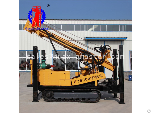 Fy600 Crawler Pneumatic Water Well Drilling Rig