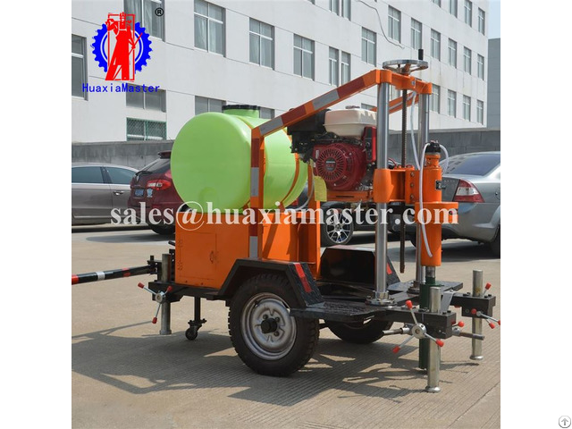 Hzq 20t Trailer Type Concrete Core Drilling Rig