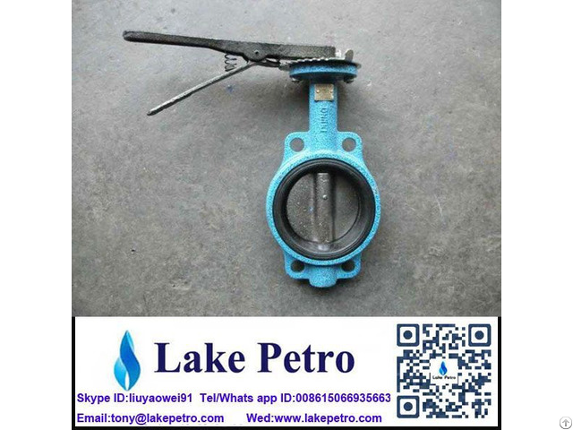 Butterfly Valve Manual Wafer Type For Drilling Mud