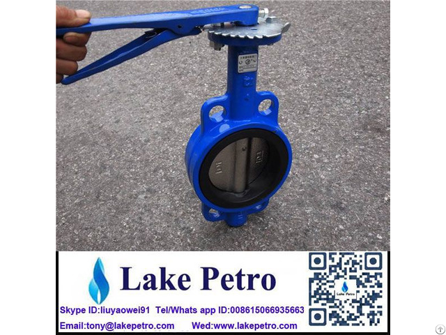 Butterfly Valve Wafer Type Manual Dn100