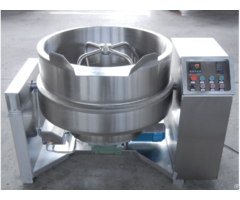 Tilting Gas Heating Jacketed Kettle With Mixer