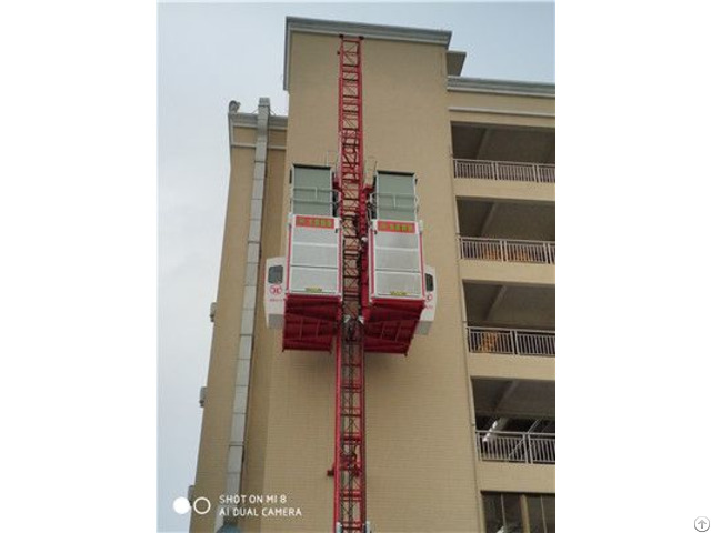 Sc200 200bz Middle Speed Building Construction Lifting Elevator Hoist